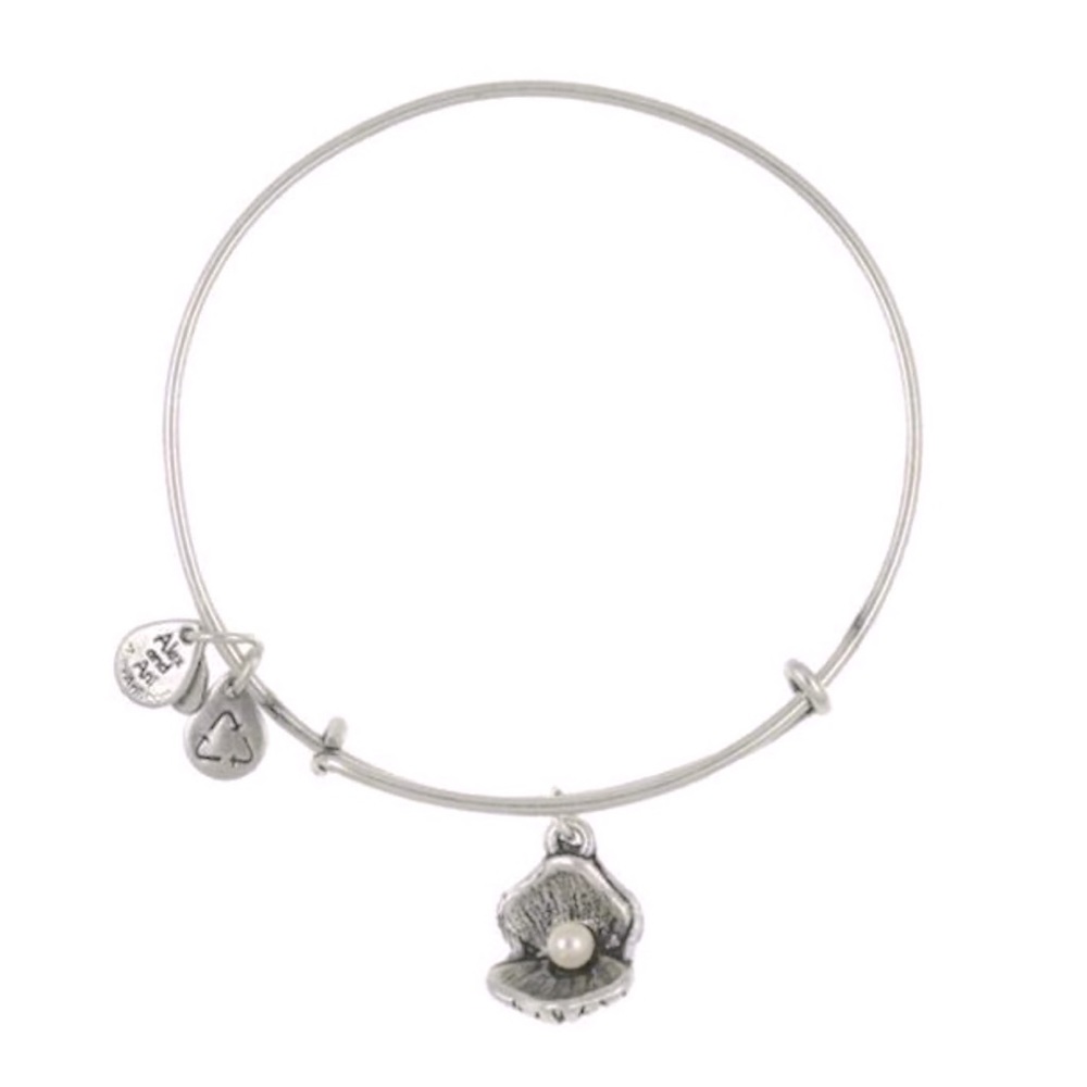 Alex and Ani oyster Charm bracelet